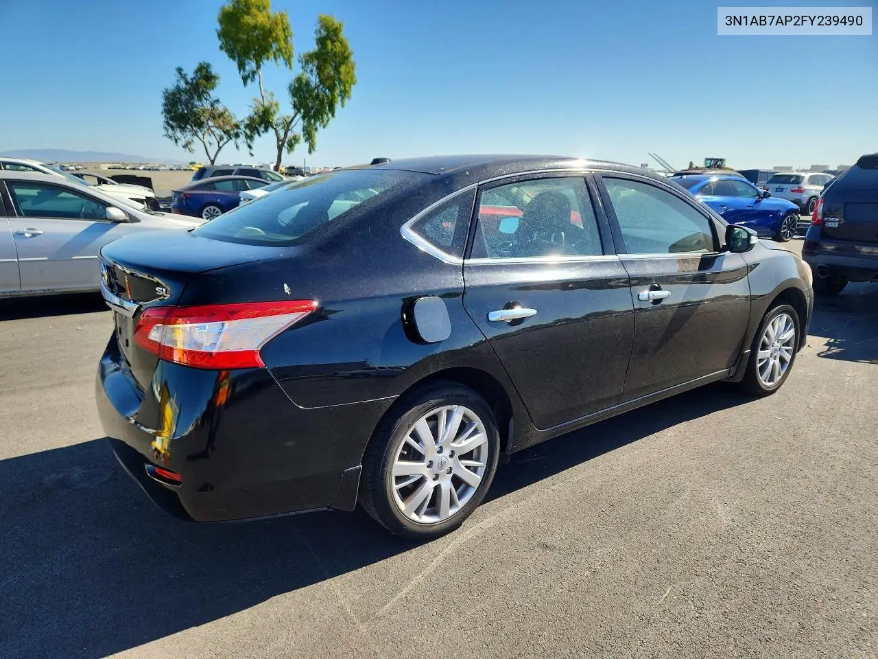 2015 Nissan Sentra Sl VIN: 3N1AB7AP2FY239490 Lot: 61222416