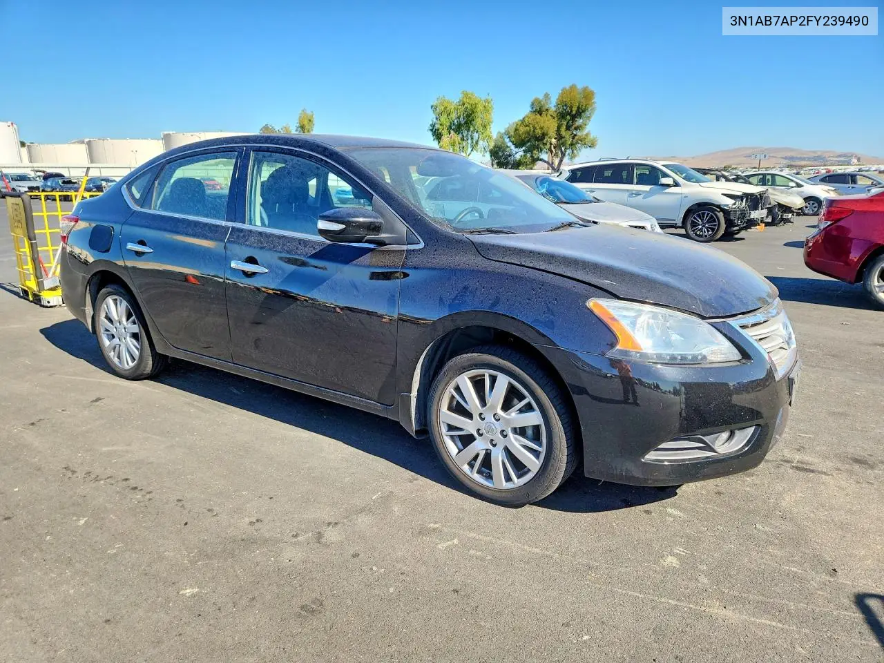 2015 Nissan Sentra Sl VIN: 3N1AB7AP2FY239490 Lot: 61222416