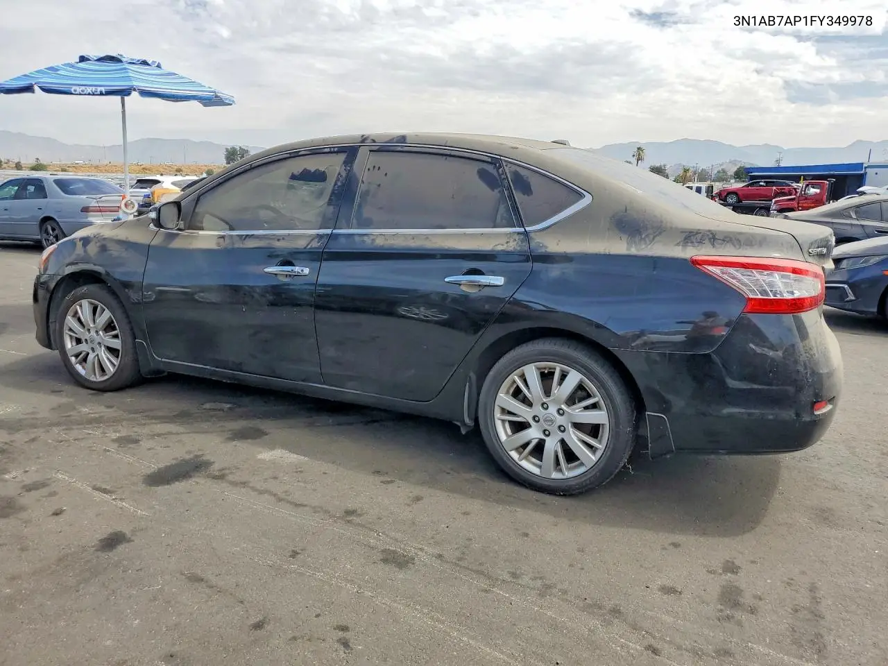 2015 Nissan Sentra Sl VIN: 3N1AB7AP1FY349978 Lot: 61362826