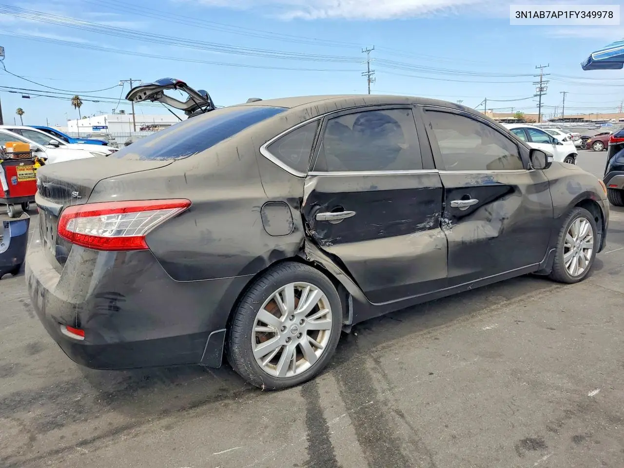 2015 Nissan Sentra Sl VIN: 3N1AB7AP1FY349978 Lot: 61362826