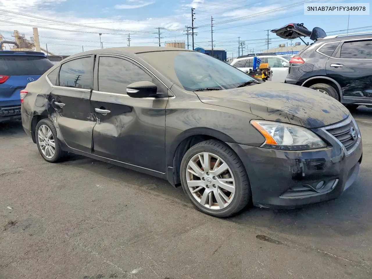 2015 Nissan Sentra Sl VIN: 3N1AB7AP1FY349978 Lot: 61362826