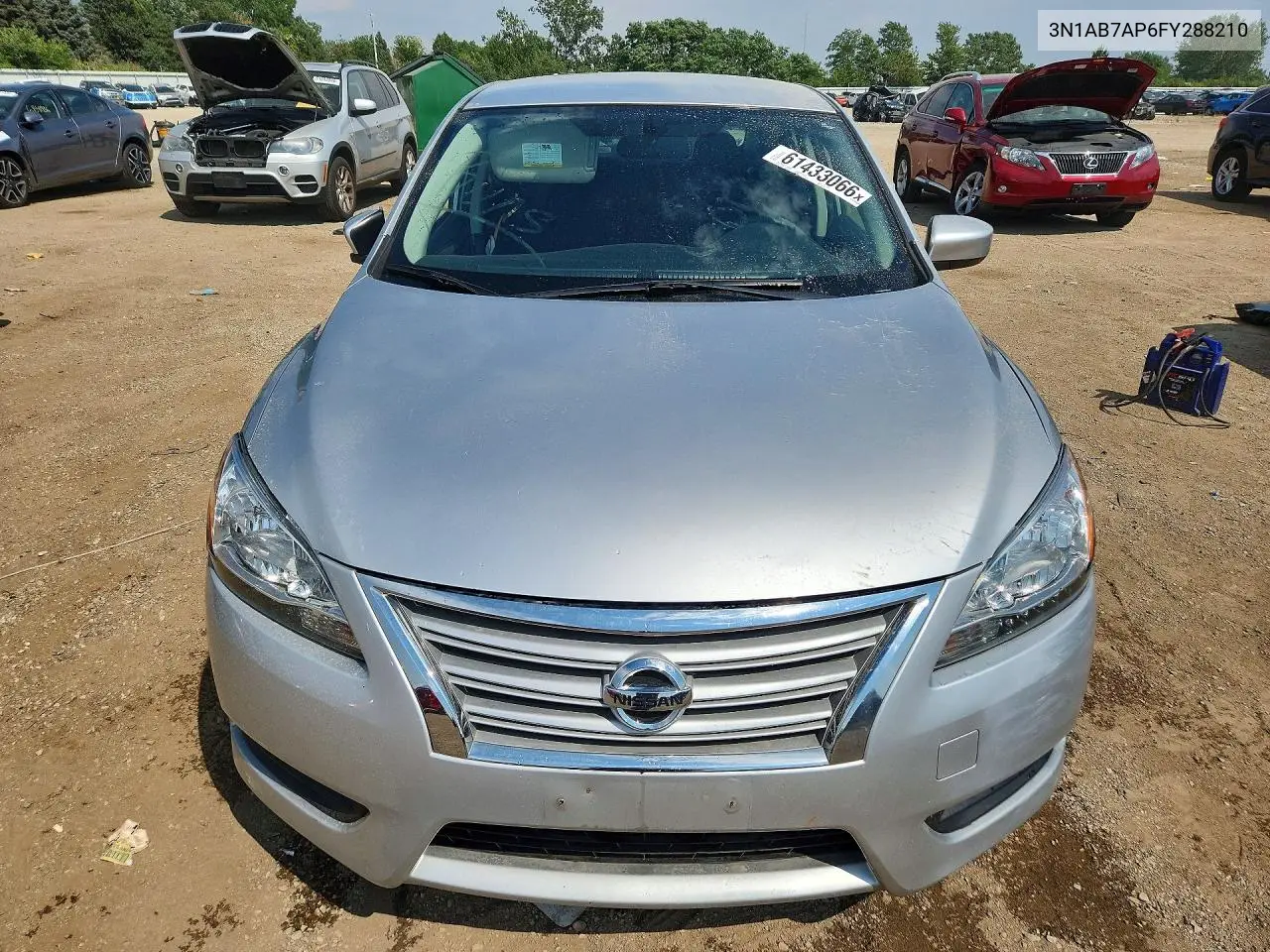 2015 Nissan Sentra S VIN: 3N1AB7AP6FY288210 Lot: 61433066