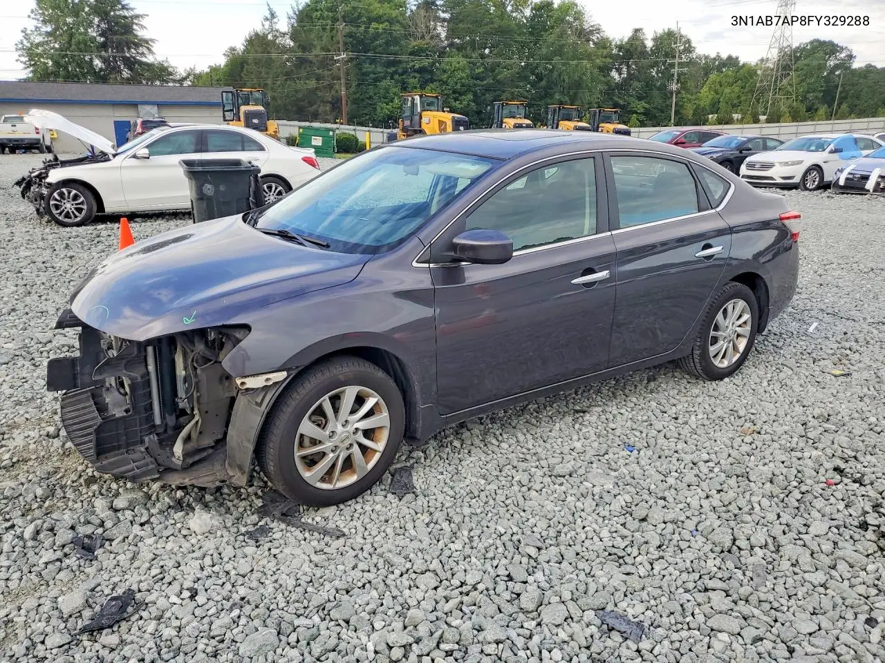 2015 Nissan Sentra Sv VIN: 3N1AB7AP8FY329288 Lot: 62067966