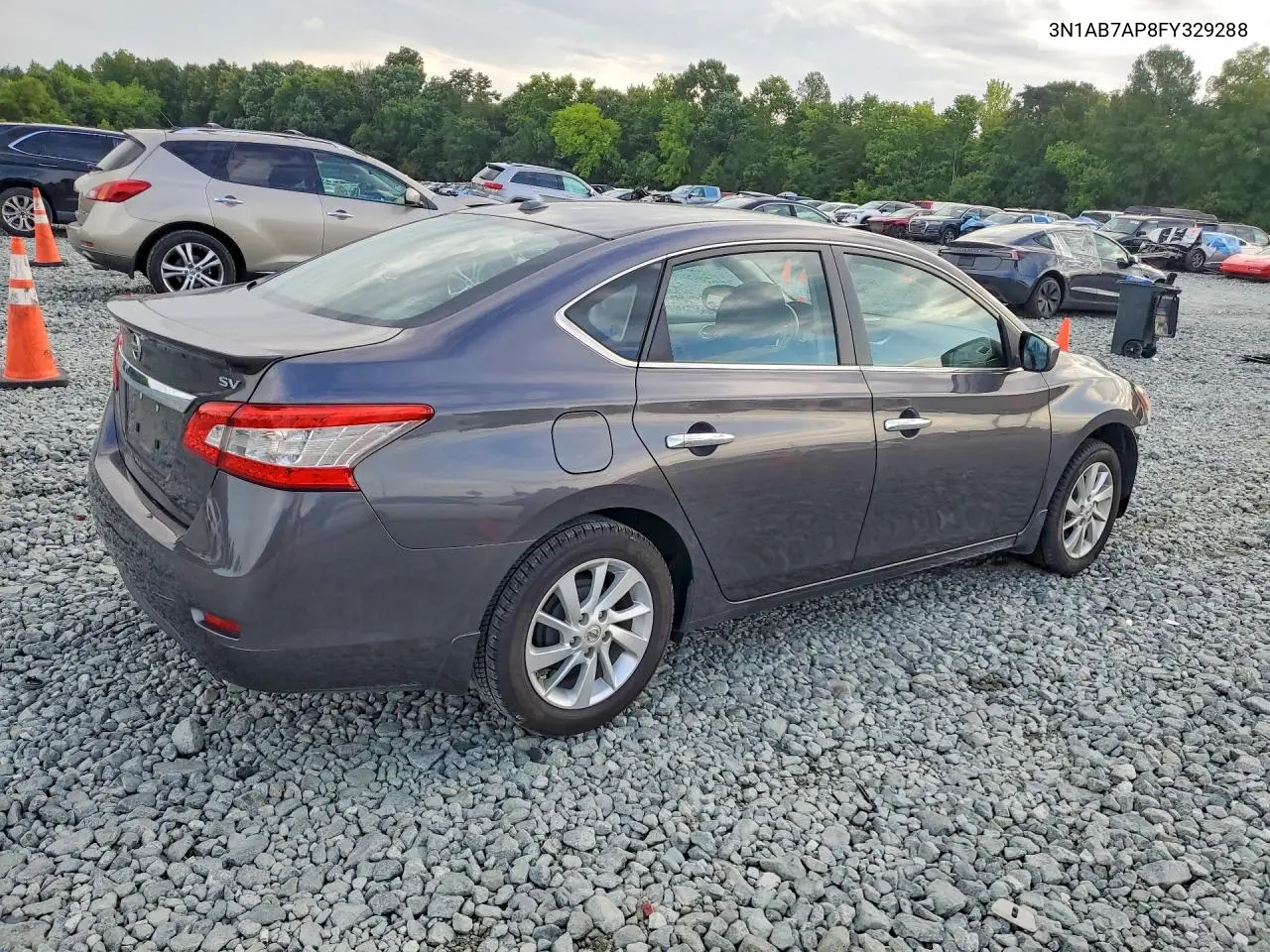 2015 Nissan Sentra Sv VIN: 3N1AB7AP8FY329288 Lot: 62067966