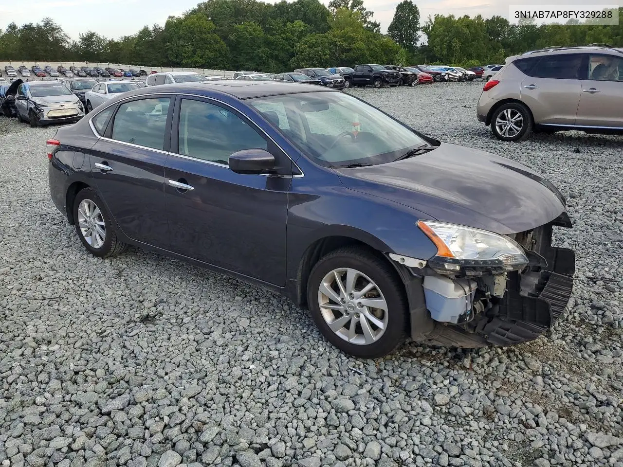 2015 Nissan Sentra Sv VIN: 3N1AB7AP8FY329288 Lot: 62067966