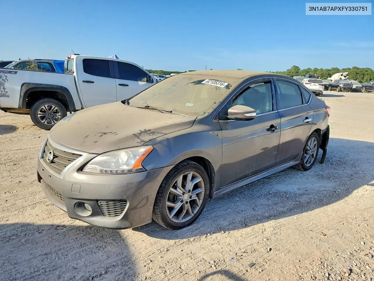 2015 Nissan Sentra Sr VIN: 3N1AB7APXFY330751 Lot: 62105316