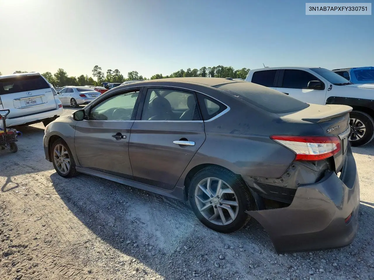 2015 Nissan Sentra Sr VIN: 3N1AB7APXFY330751 Lot: 62105316