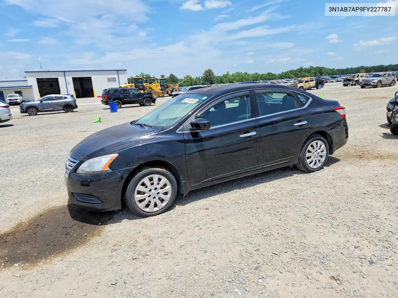 2015 Nissan Sentra S VIN: 3N1AB7AP9FY227787 Lot: 62218996