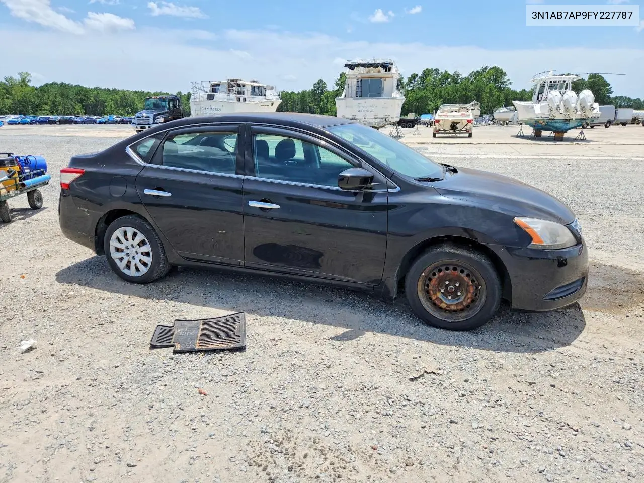 2015 Nissan Sentra S VIN: 3N1AB7AP9FY227787 Lot: 62218996