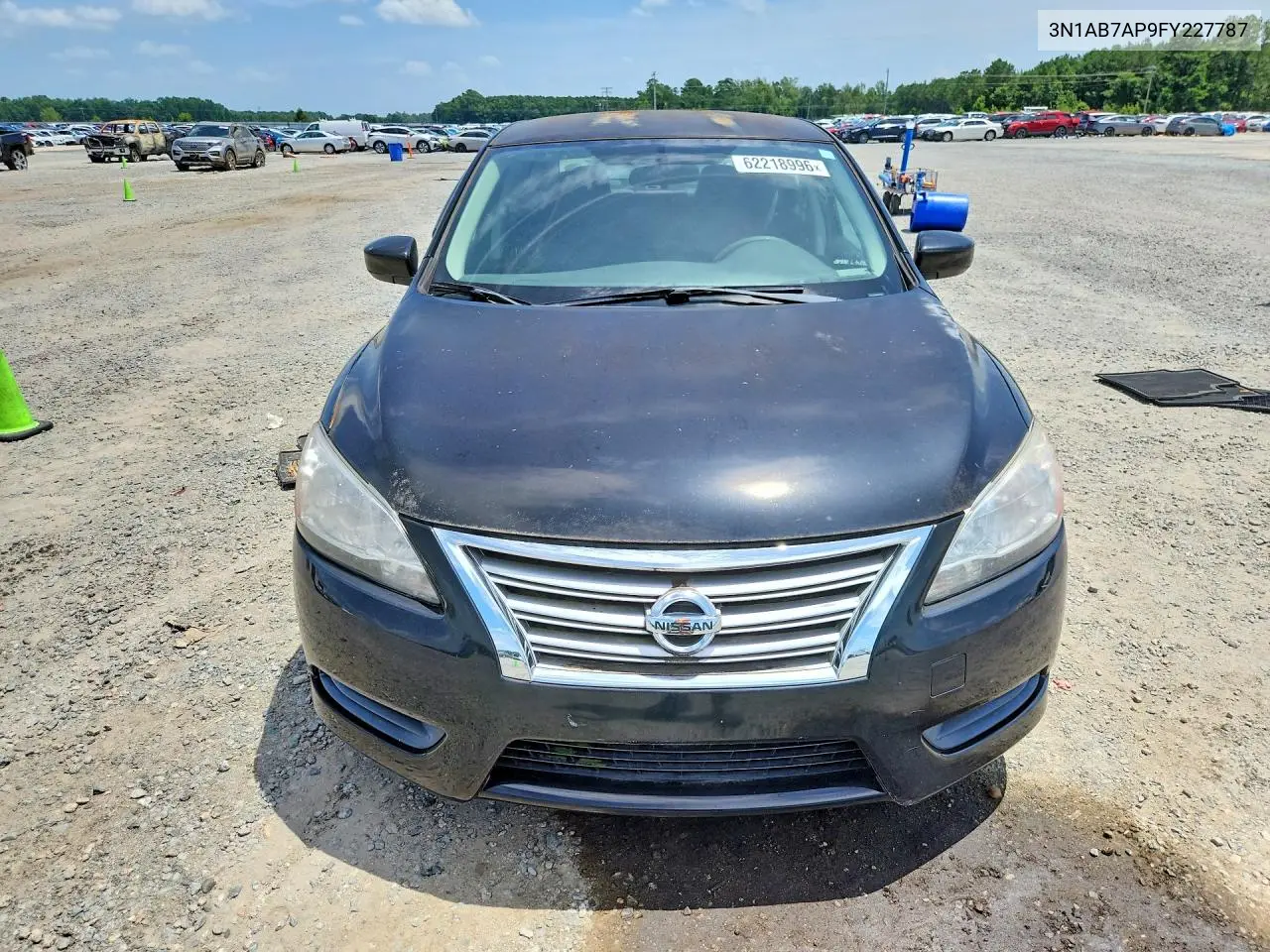2015 Nissan Sentra S VIN: 3N1AB7AP9FY227787 Lot: 62218996