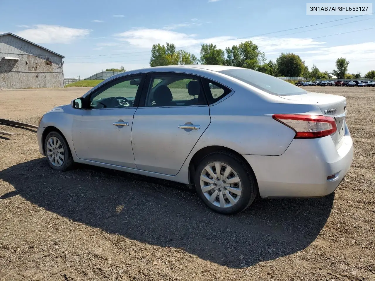 3N1AB7AP8FL653127 2015 Nissan Sentra S