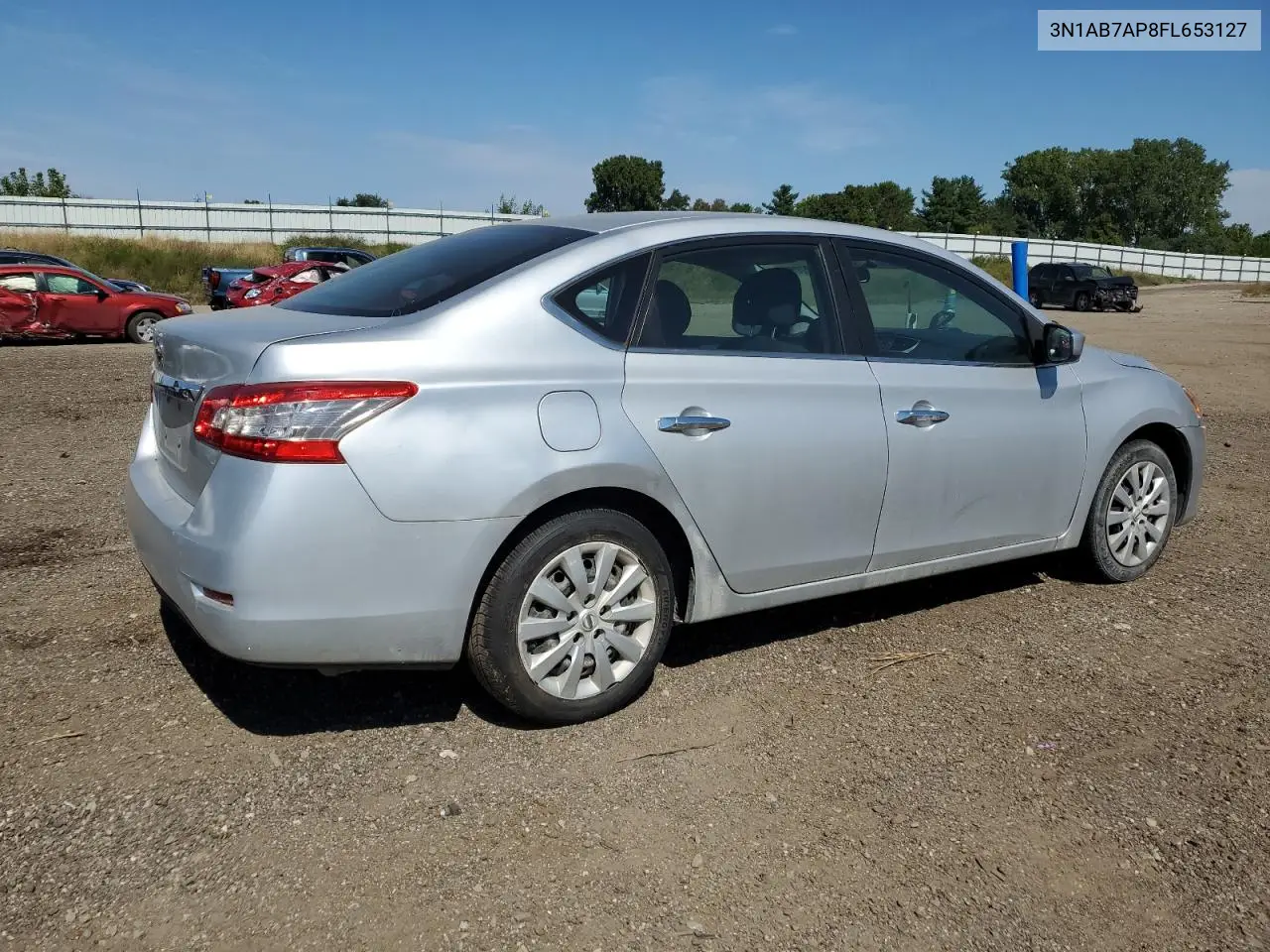 3N1AB7AP8FL653127 2015 Nissan Sentra S