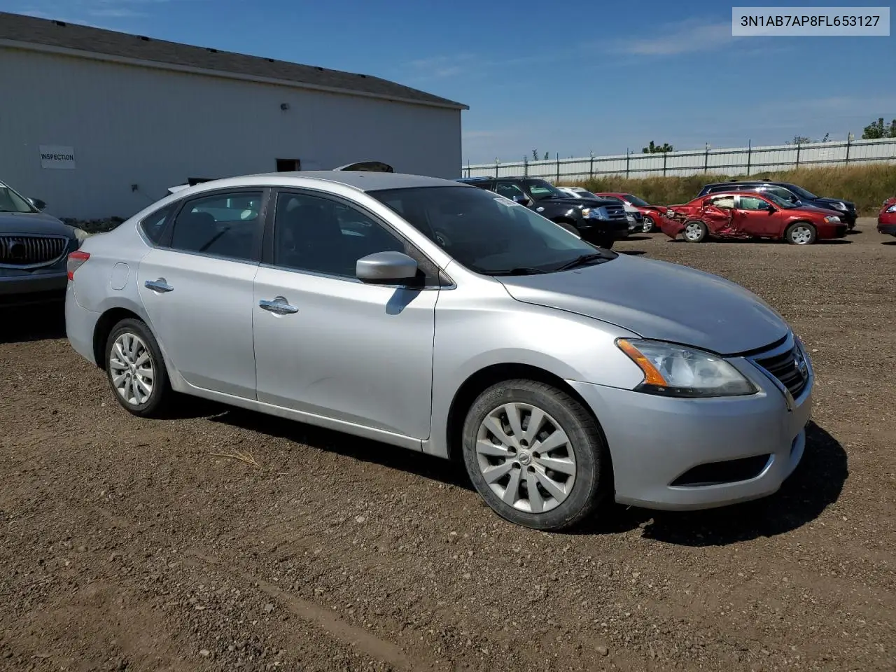 3N1AB7AP8FL653127 2015 Nissan Sentra S