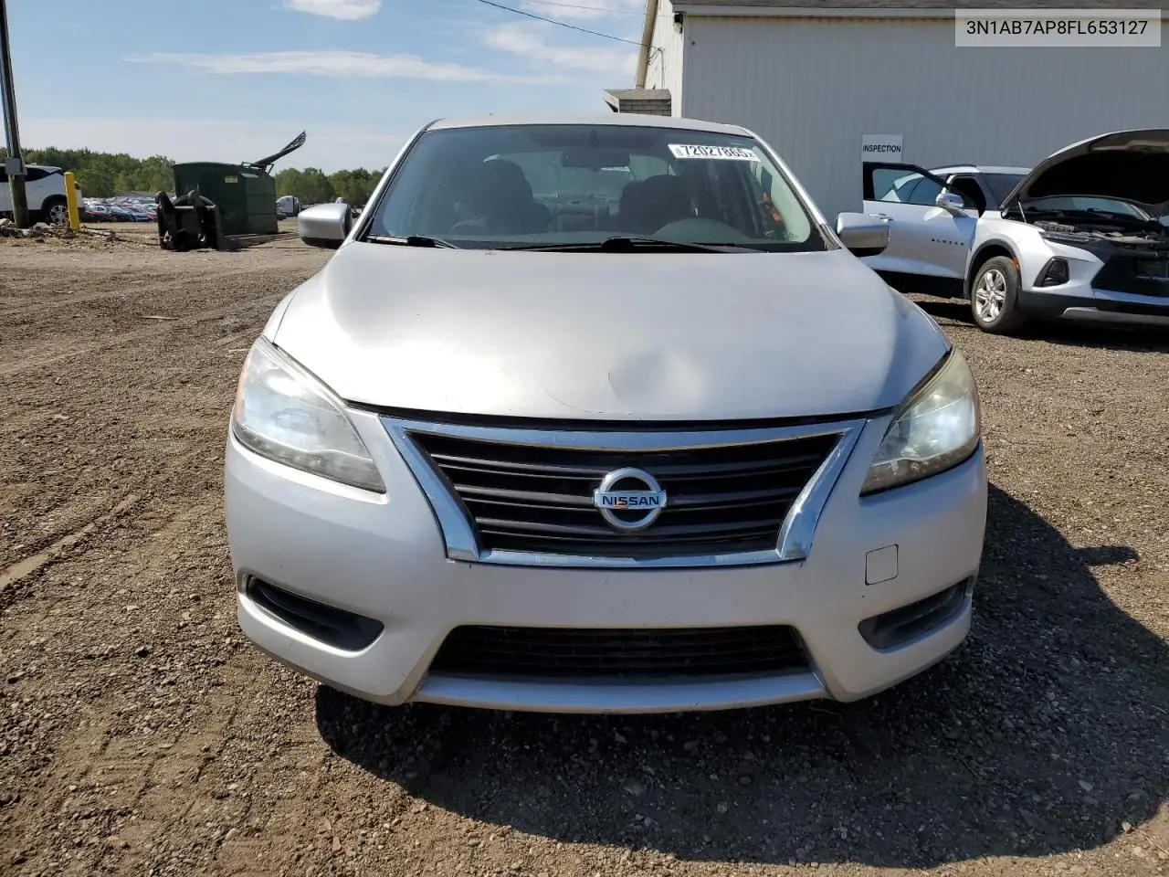 3N1AB7AP8FL653127 2015 Nissan Sentra S