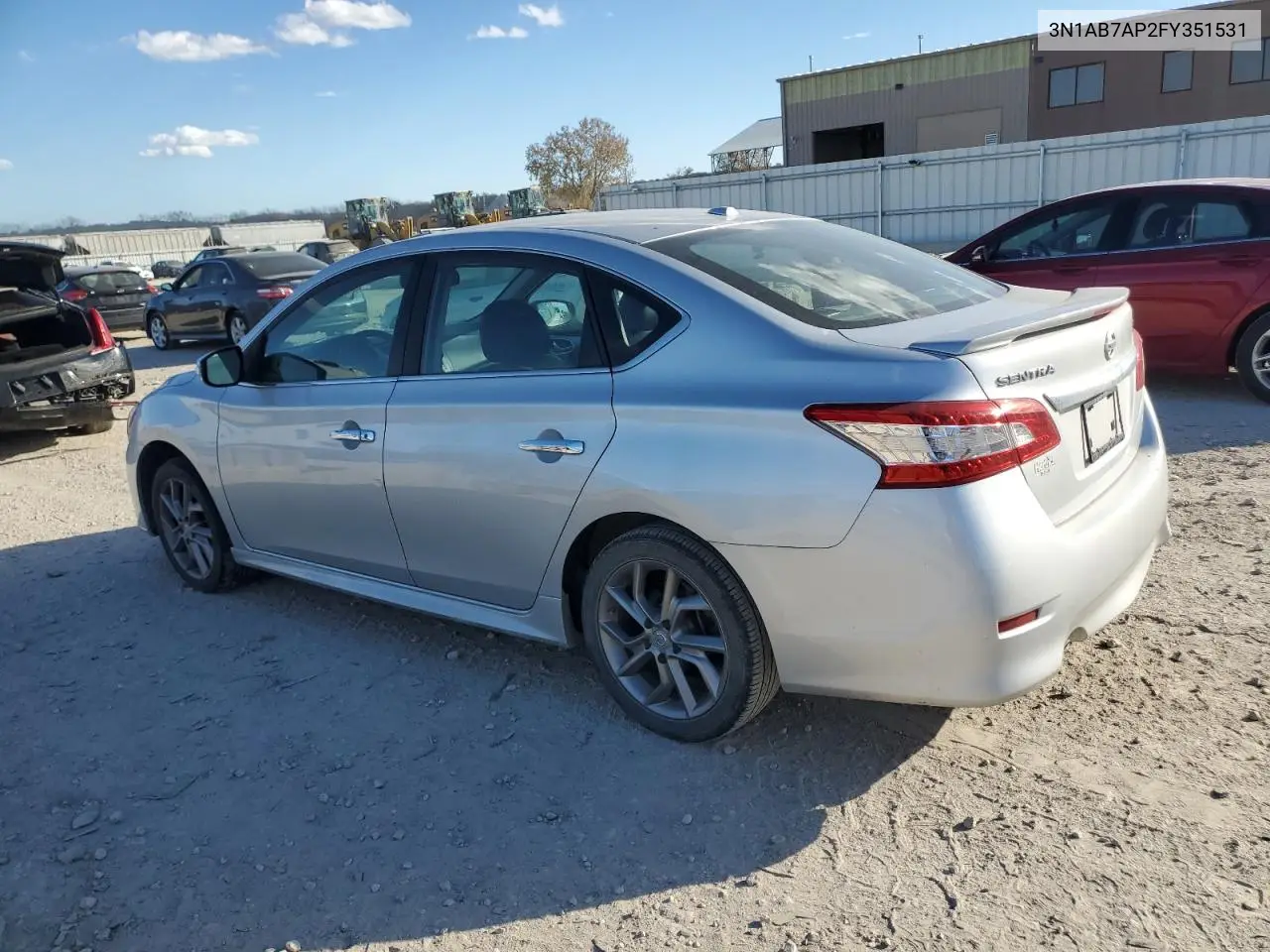3N1AB7AP2FY351531 2015 Nissan Sentra S