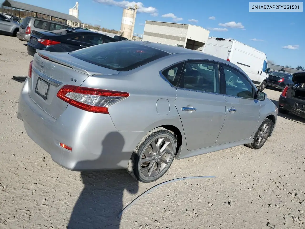 3N1AB7AP2FY351531 2015 Nissan Sentra S