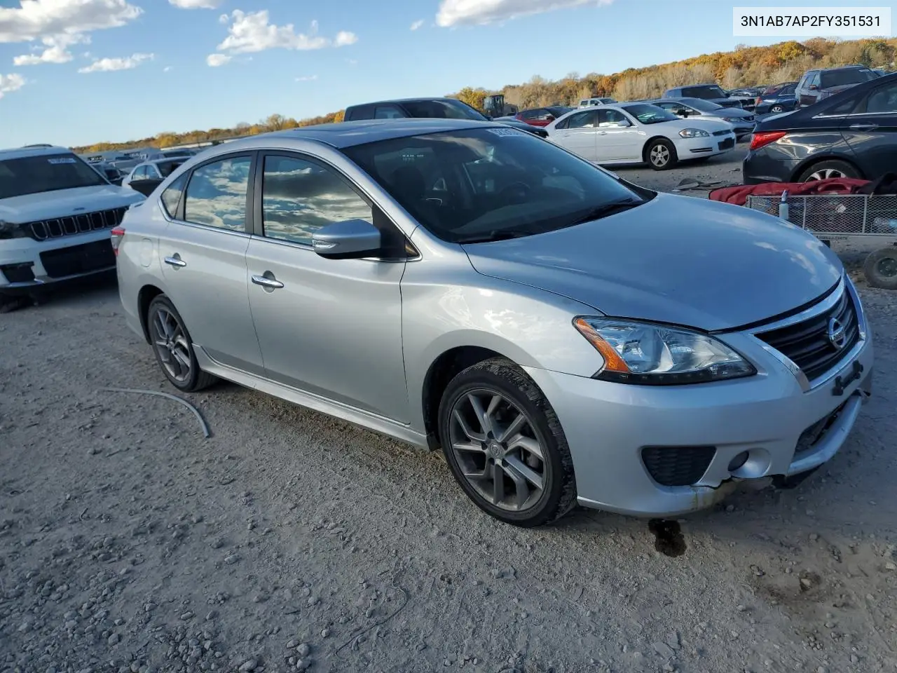 3N1AB7AP2FY351531 2015 Nissan Sentra S