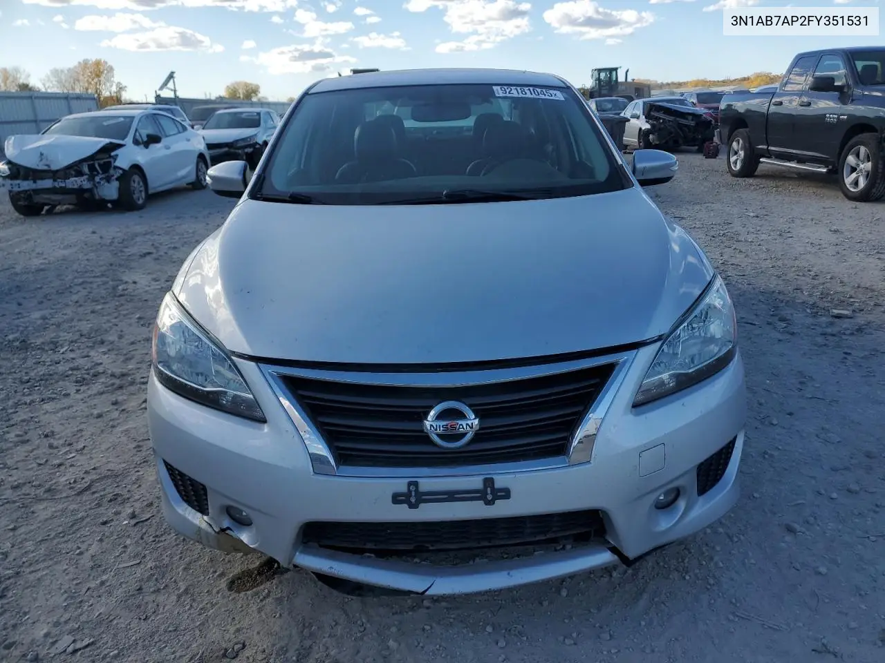 3N1AB7AP2FY351531 2015 Nissan Sentra S