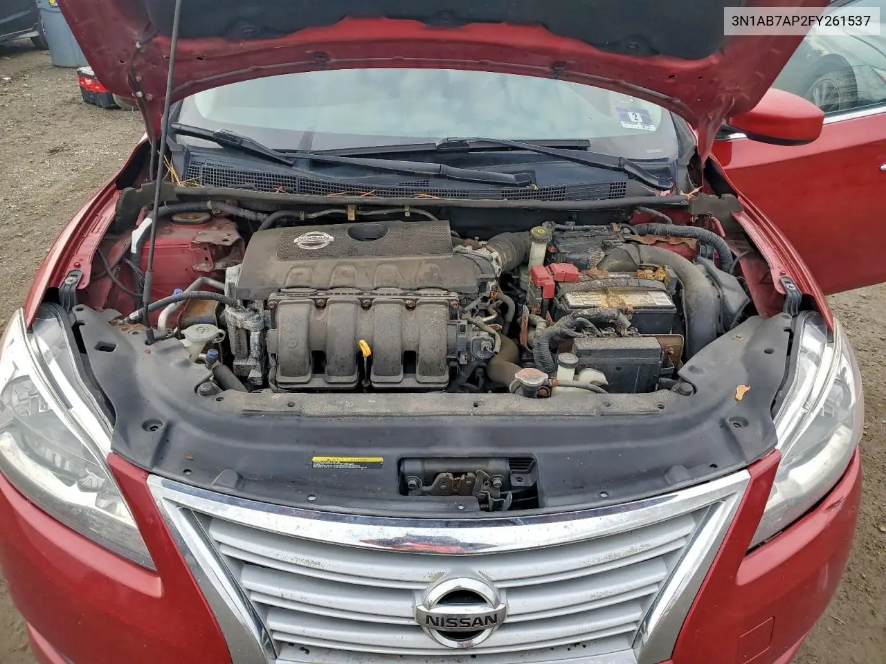 3N1AB7AP2FY261537 2015 Nissan Sentra S