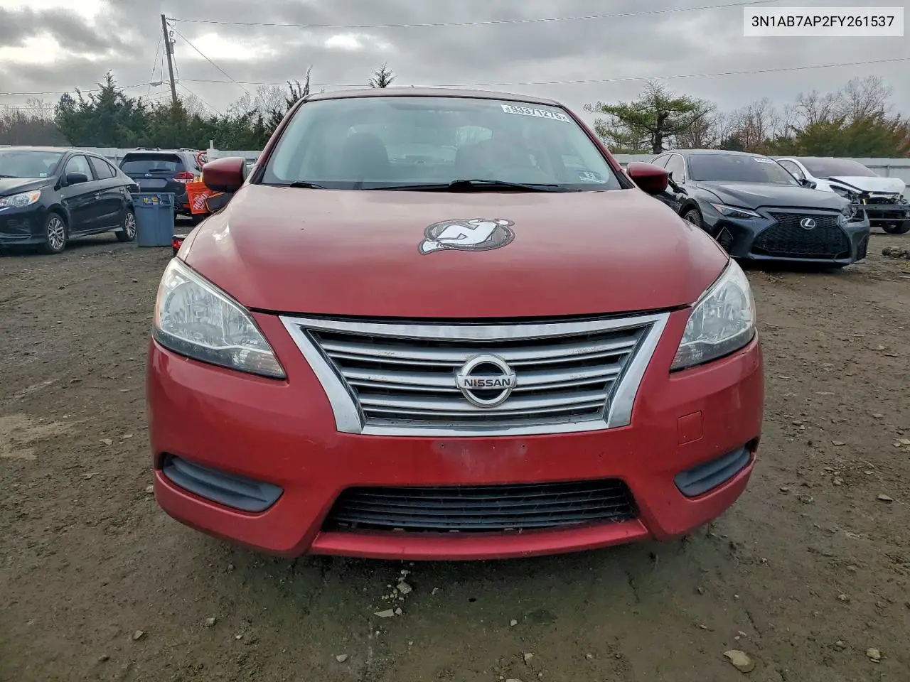 3N1AB7AP2FY261537 2015 Nissan Sentra S
