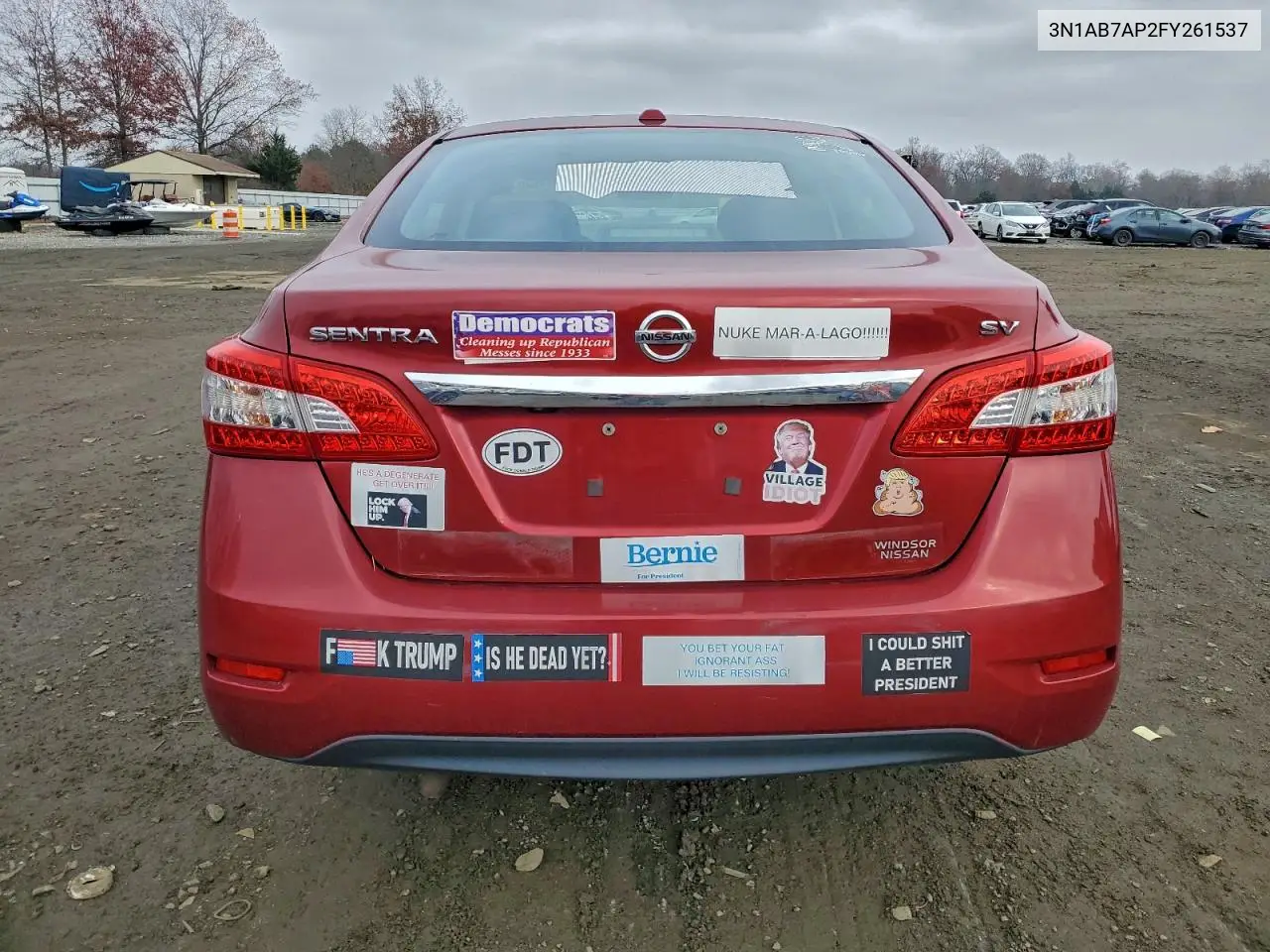 3N1AB7AP2FY261537 2015 Nissan Sentra S