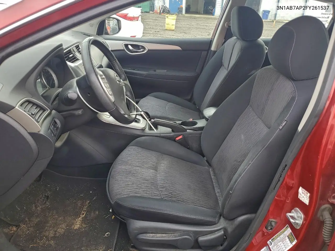 3N1AB7AP2FY261537 2015 Nissan Sentra S