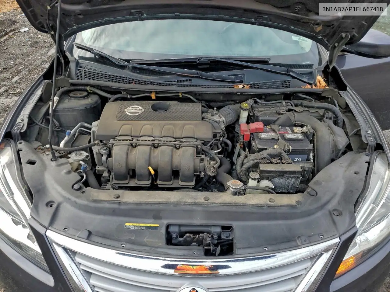 3N1AB7AP1FL667418 2015 Nissan Sentra S