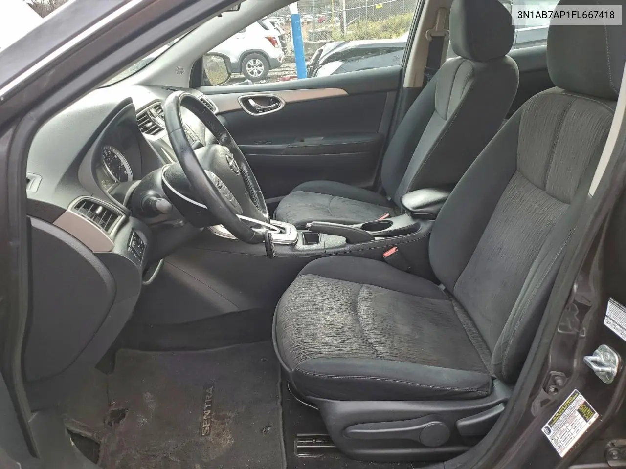 3N1AB7AP1FL667418 2015 Nissan Sentra S