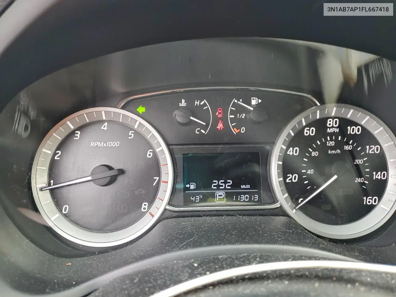 3N1AB7AP1FL667418 2015 Nissan Sentra S