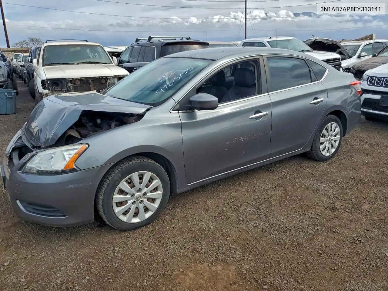 3N1AB7AP8FY313141 2015 Nissan Sentra S