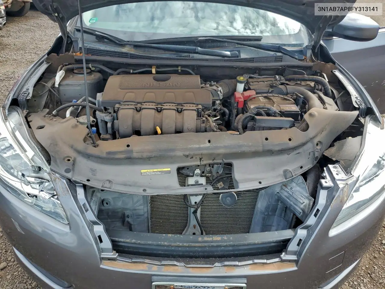 3N1AB7AP8FY313141 2015 Nissan Sentra S