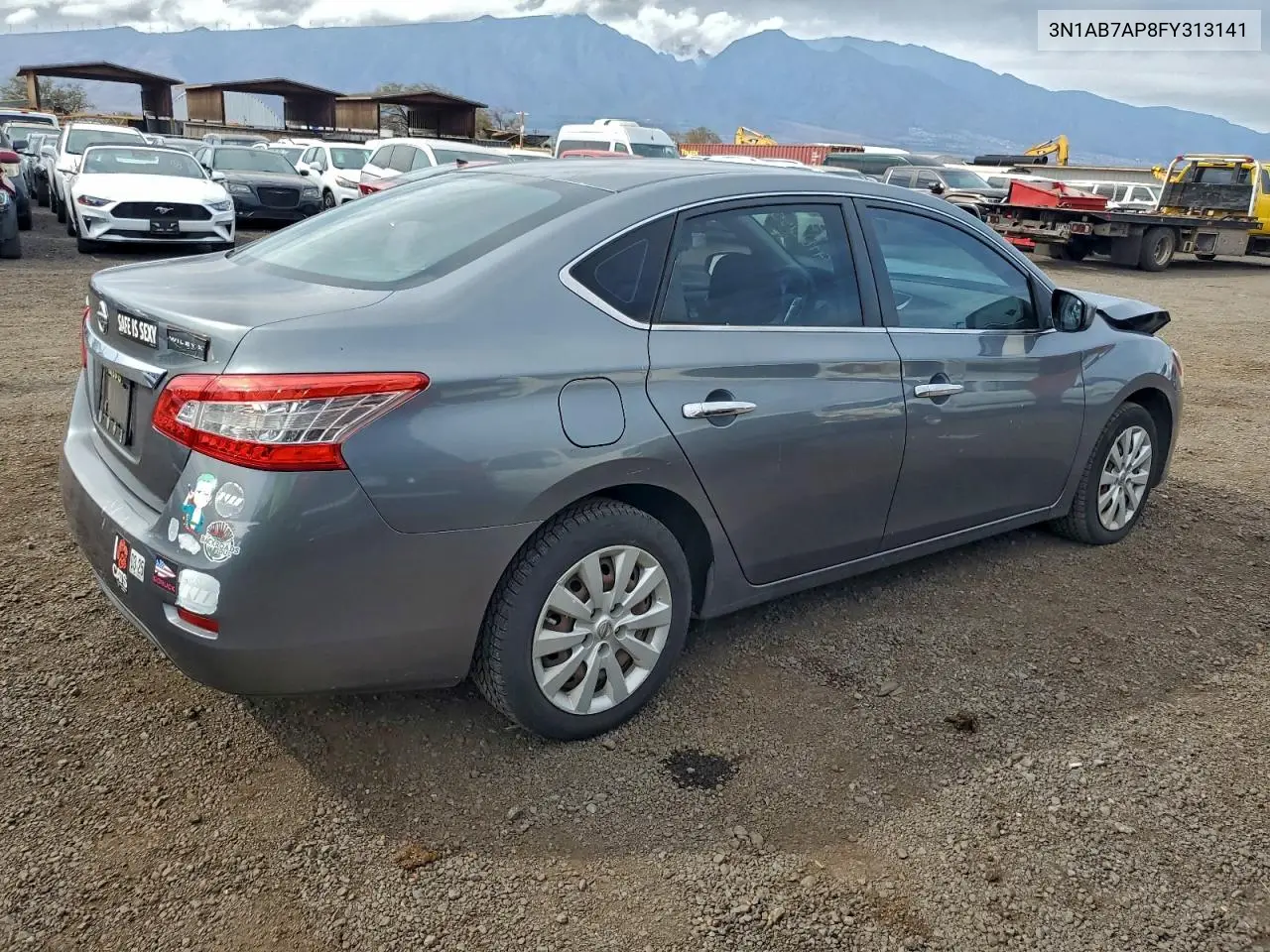 3N1AB7AP8FY313141 2015 Nissan Sentra S