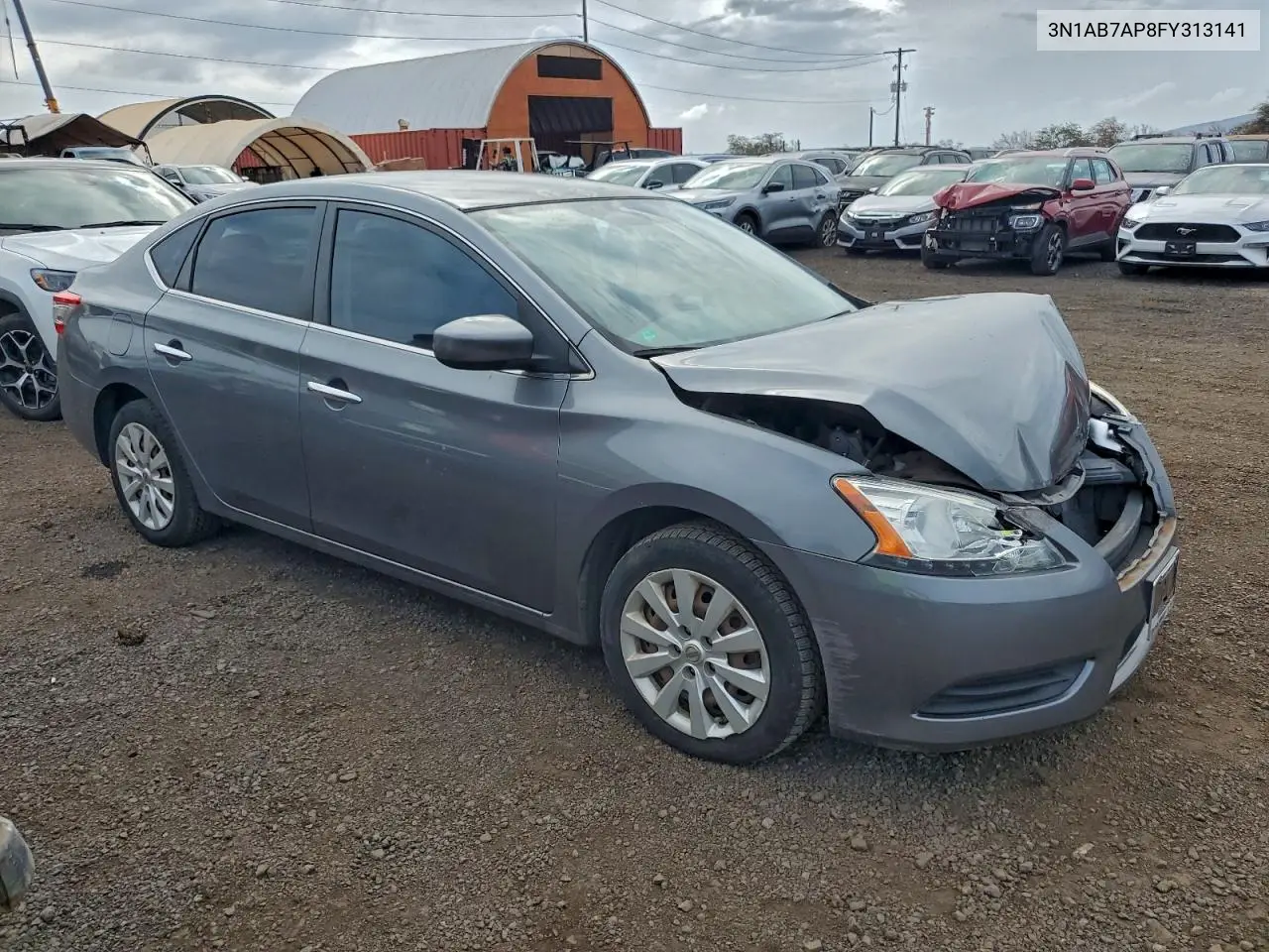 3N1AB7AP8FY313141 2015 Nissan Sentra S