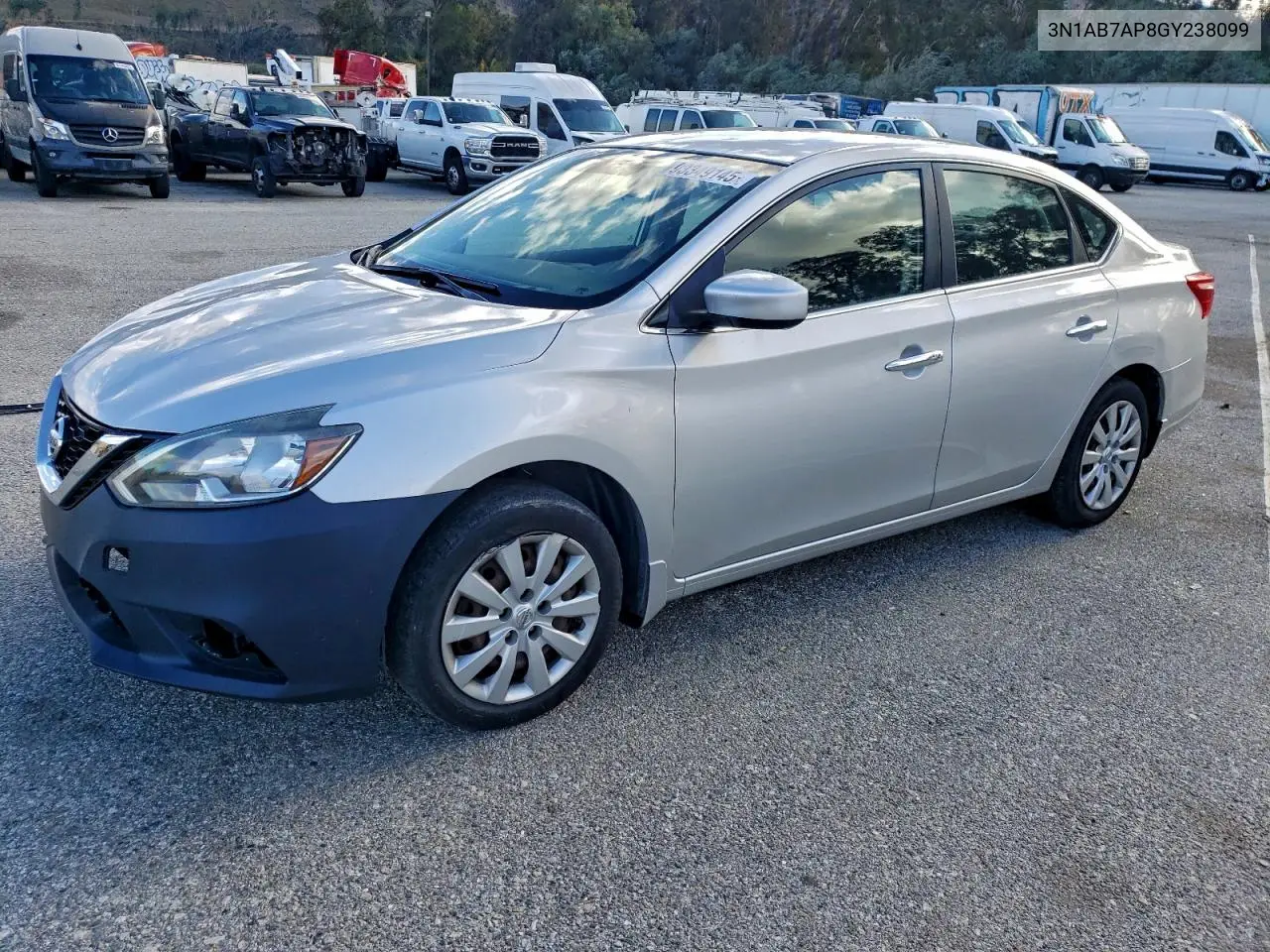 3N1AB7AP8GY238099 2016 Nissan Sentra S