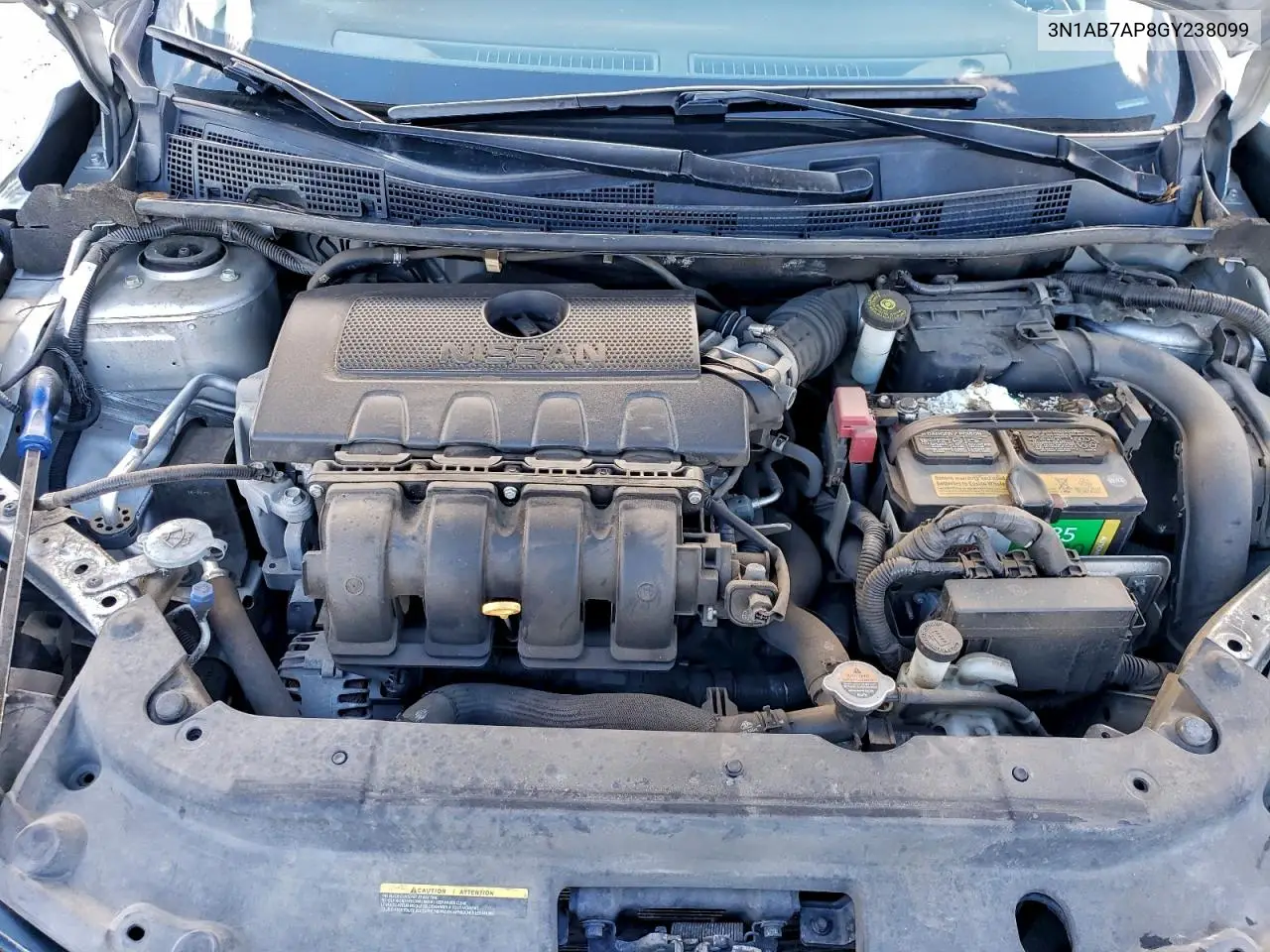 3N1AB7AP8GY238099 2016 Nissan Sentra S