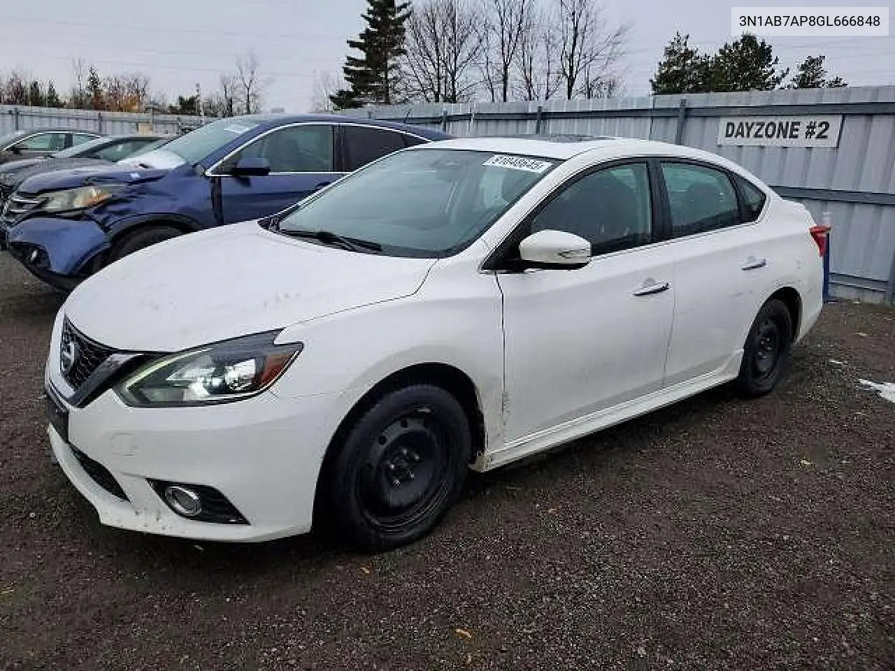 3N1AB7AP8GL666848 2016 Nissan Sentra S