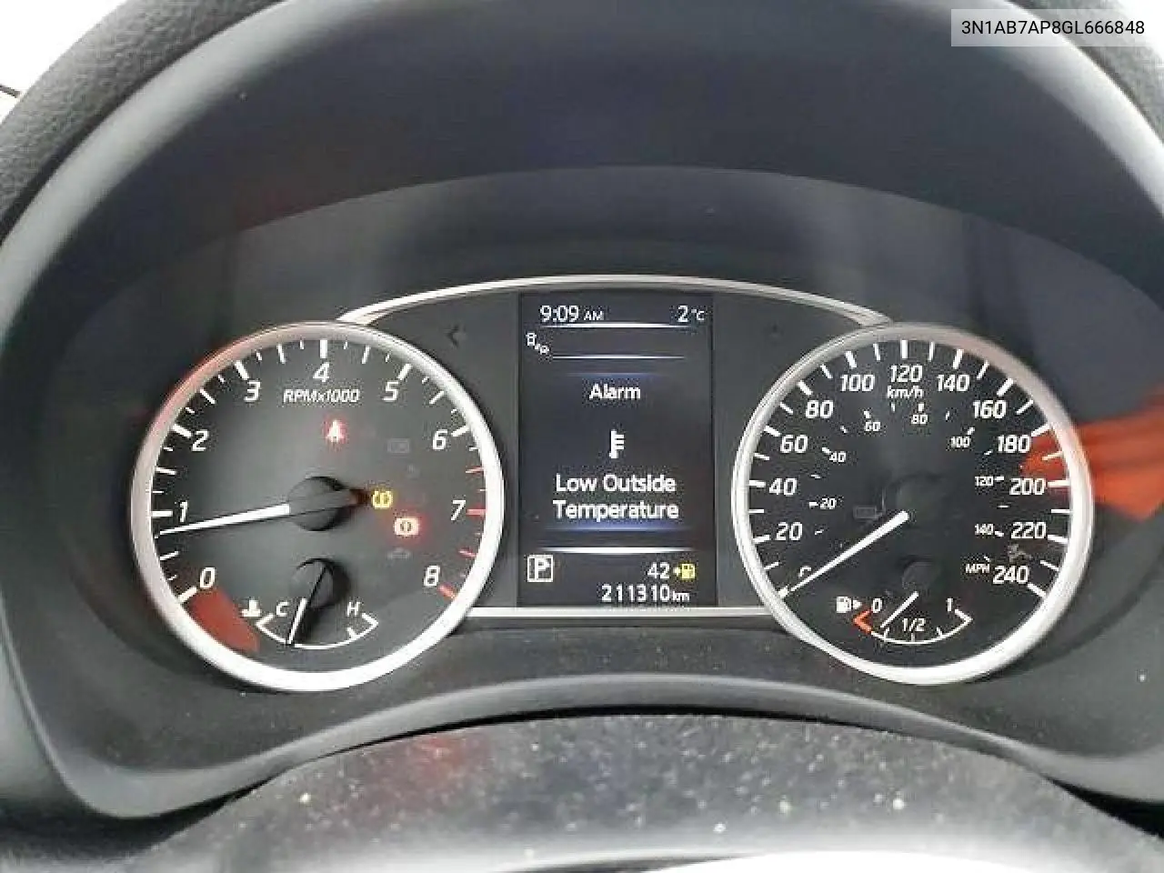 3N1AB7AP8GL666848 2016 Nissan Sentra S