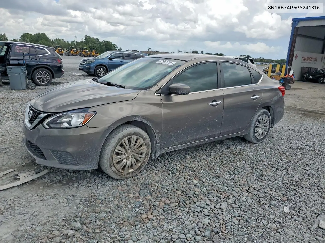 3N1AB7AP5GY241316 2016 Nissan Sentra Sv