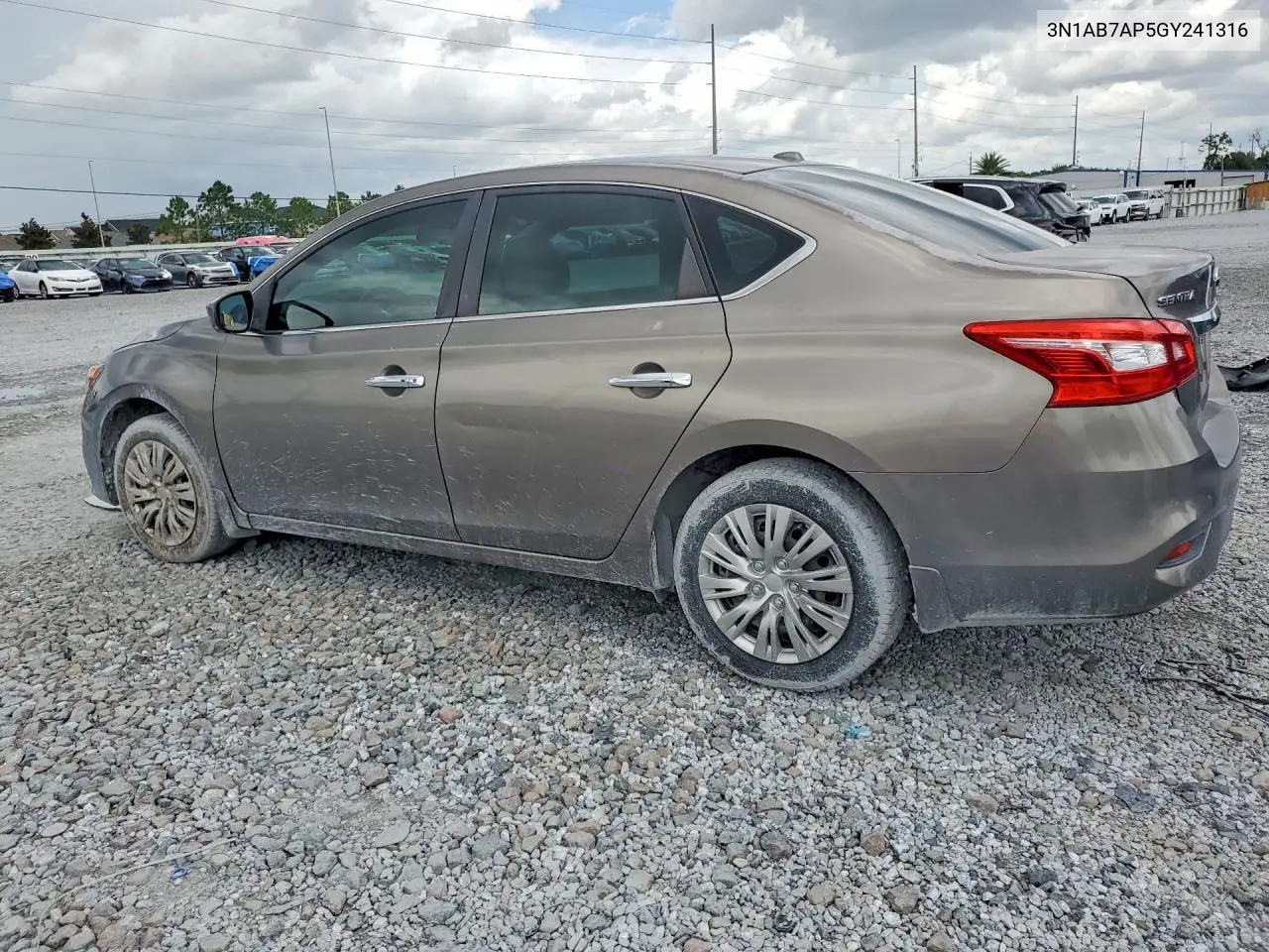3N1AB7AP5GY241316 2016 Nissan Sentra Sv