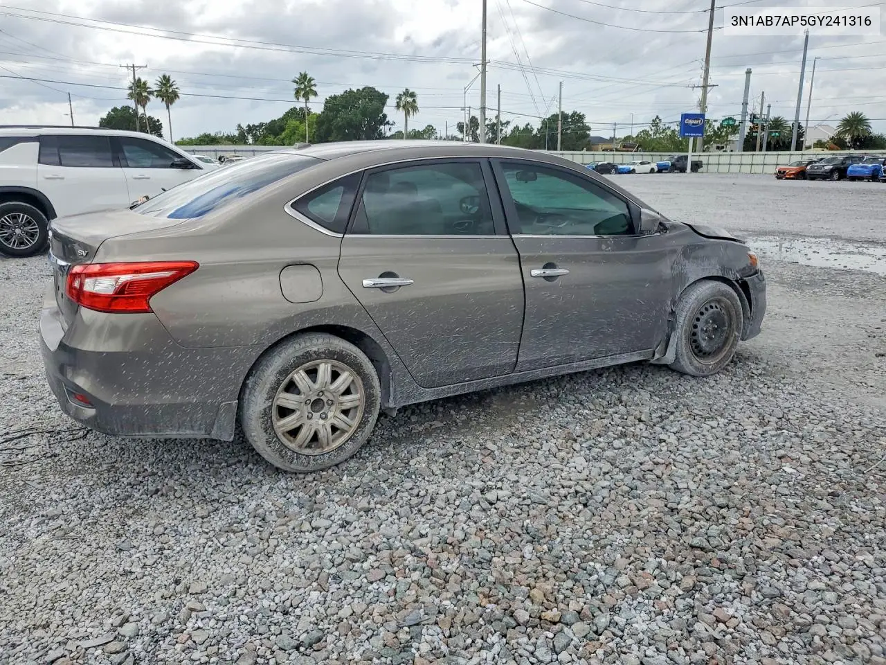 3N1AB7AP5GY241316 2016 Nissan Sentra Sv