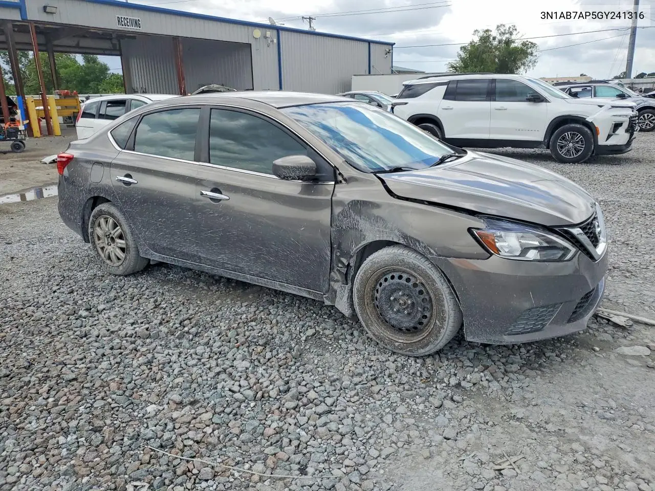 3N1AB7AP5GY241316 2016 Nissan Sentra Sv