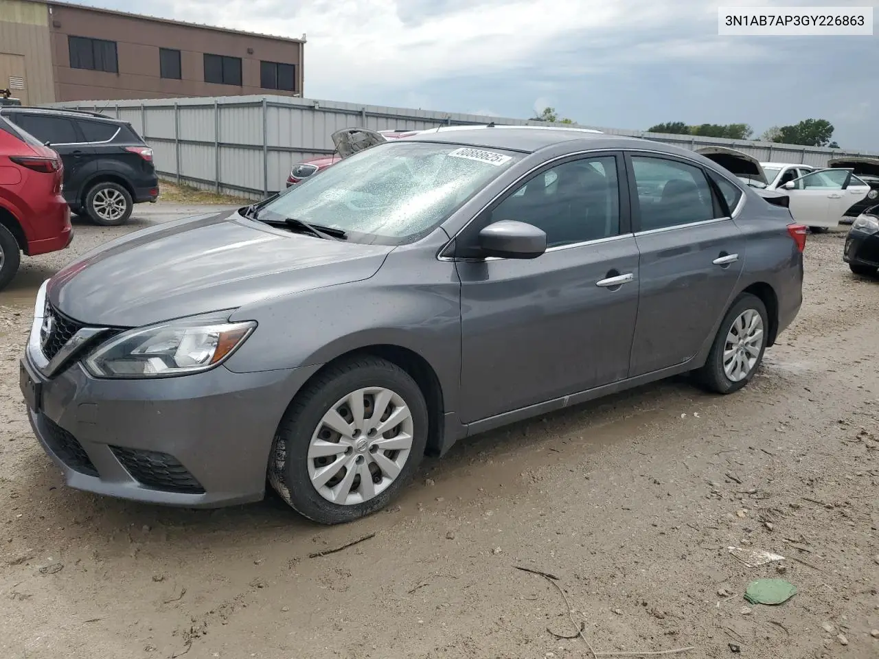 3N1AB7AP3GY226863 2016 Nissan Sentra S