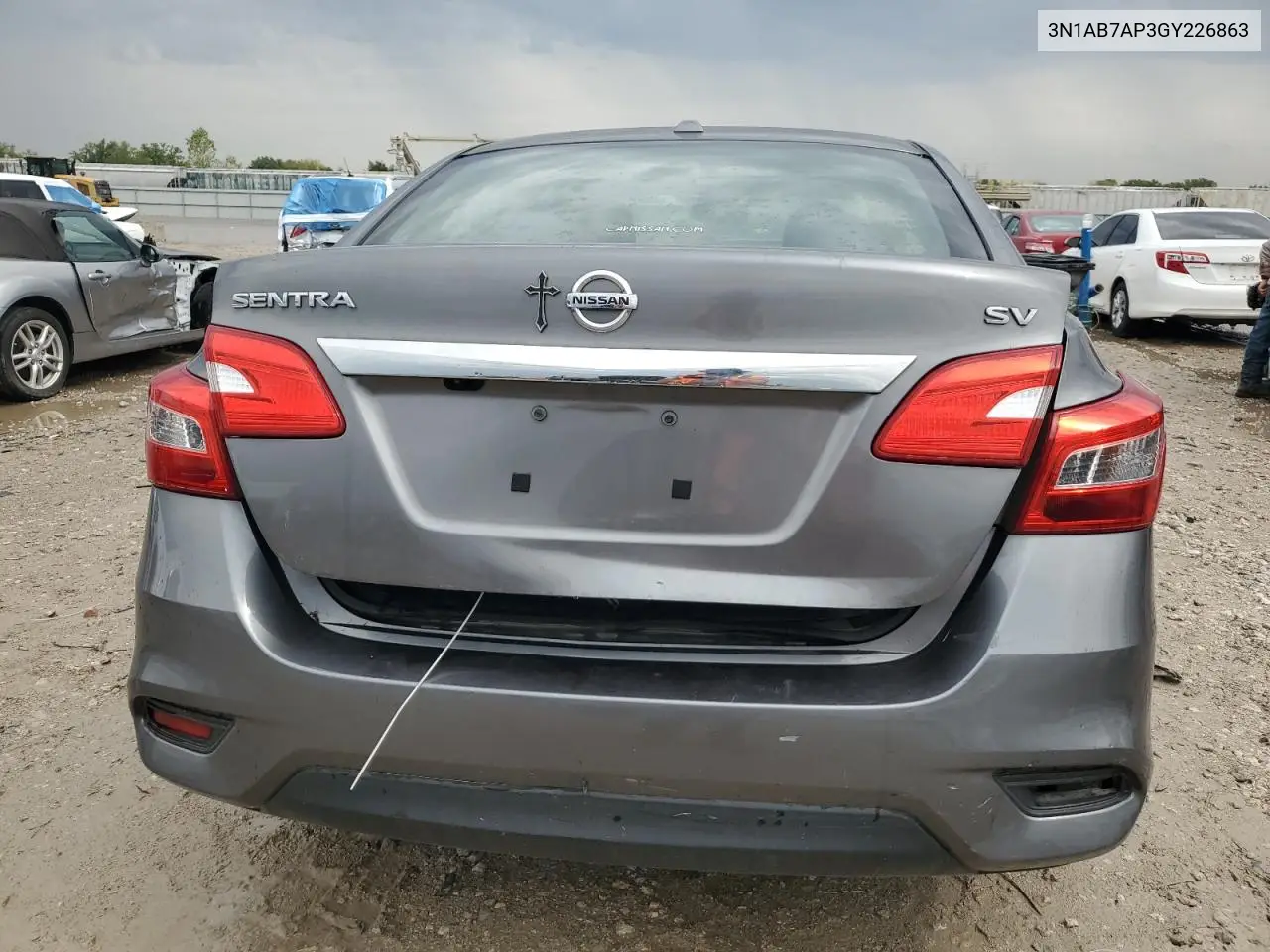 3N1AB7AP3GY226863 2016 Nissan Sentra S