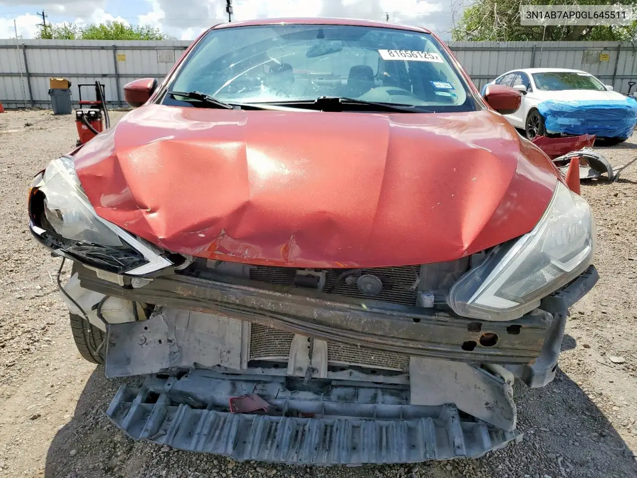 3N1AB7AP0GL645511 2016 Nissan Sentra S