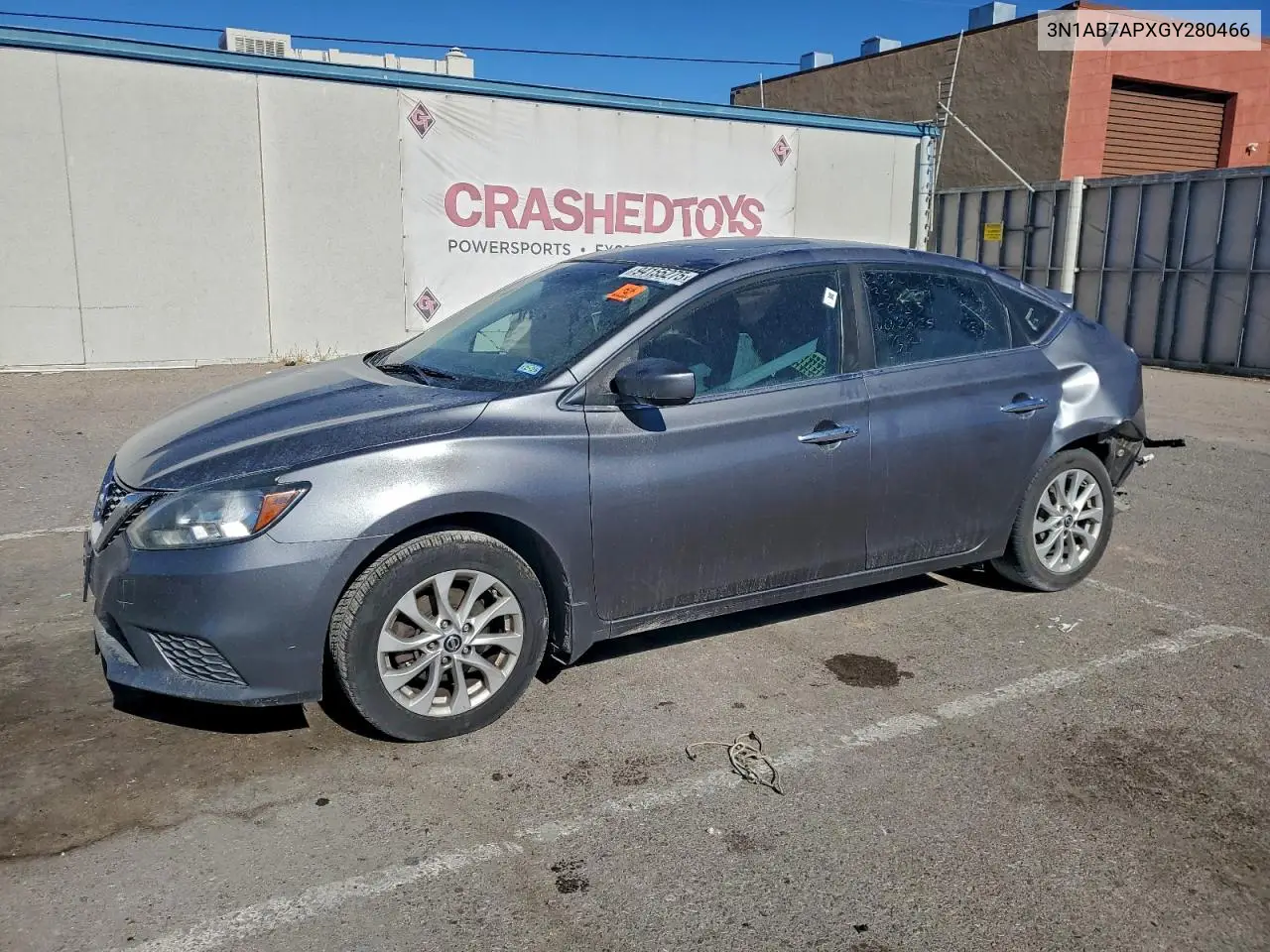 3N1AB7APXGY280466 2016 Nissan Sentra
