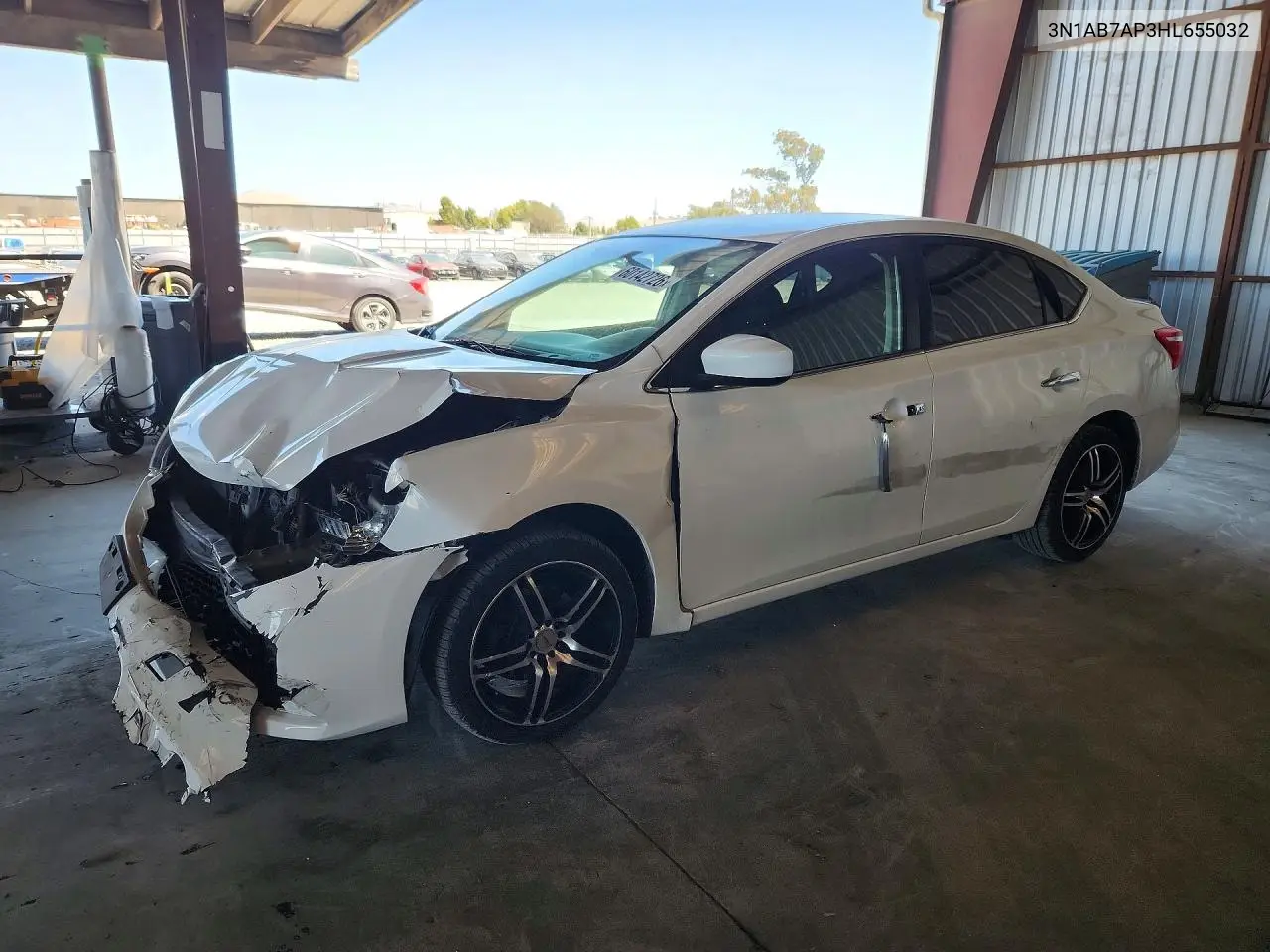 2017 Nissan Sentra Sv VIN: 3N1AB7AP3HL655032 Lot: 60142726