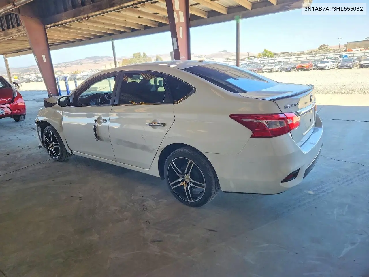 2017 Nissan Sentra Sv VIN: 3N1AB7AP3HL655032 Lot: 60142726