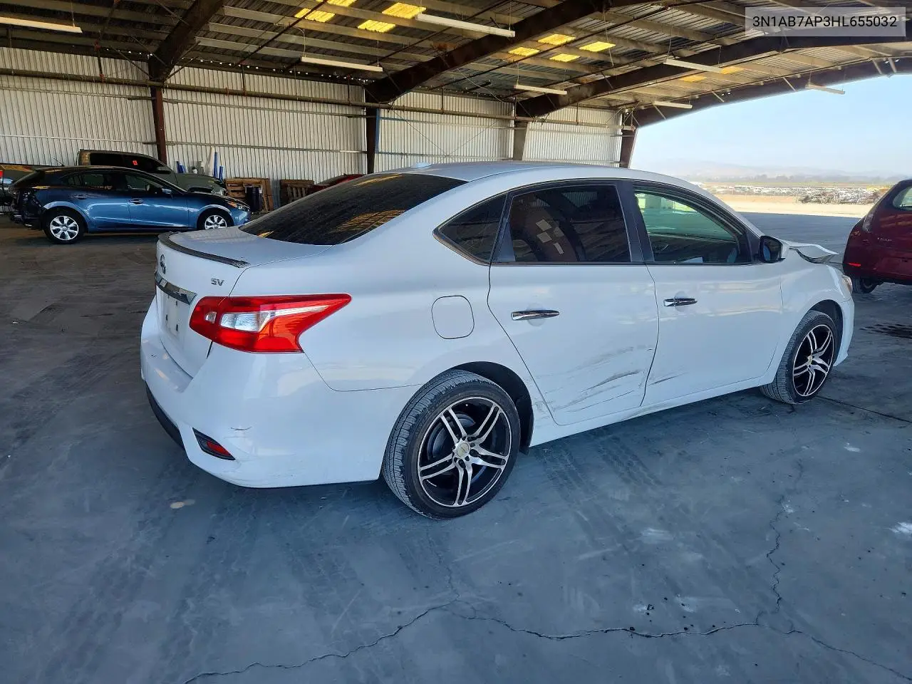 2017 Nissan Sentra Sv VIN: 3N1AB7AP3HL655032 Lot: 60142726