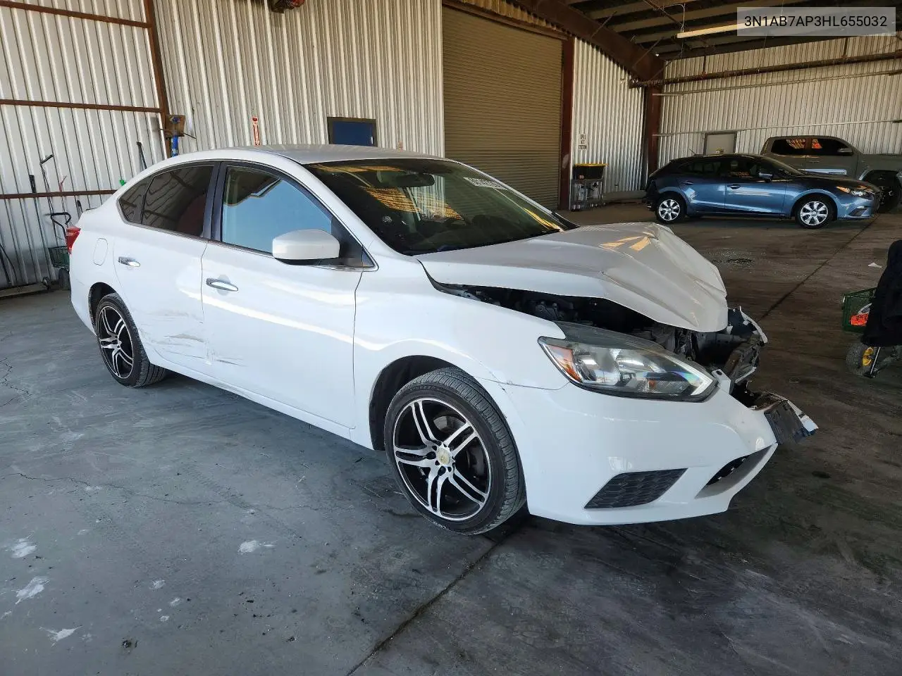 2017 Nissan Sentra Sv VIN: 3N1AB7AP3HL655032 Lot: 60142726