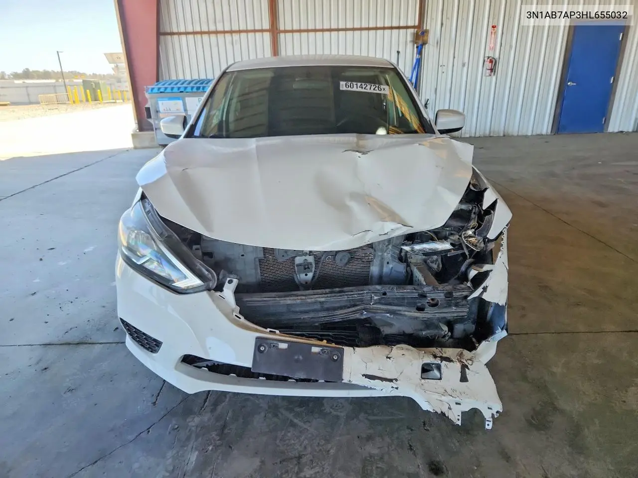 2017 Nissan Sentra Sv VIN: 3N1AB7AP3HL655032 Lot: 60142726